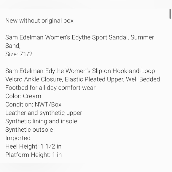 New Sam Edelman Edythe platform chunky sandals - Picture 10 of 12